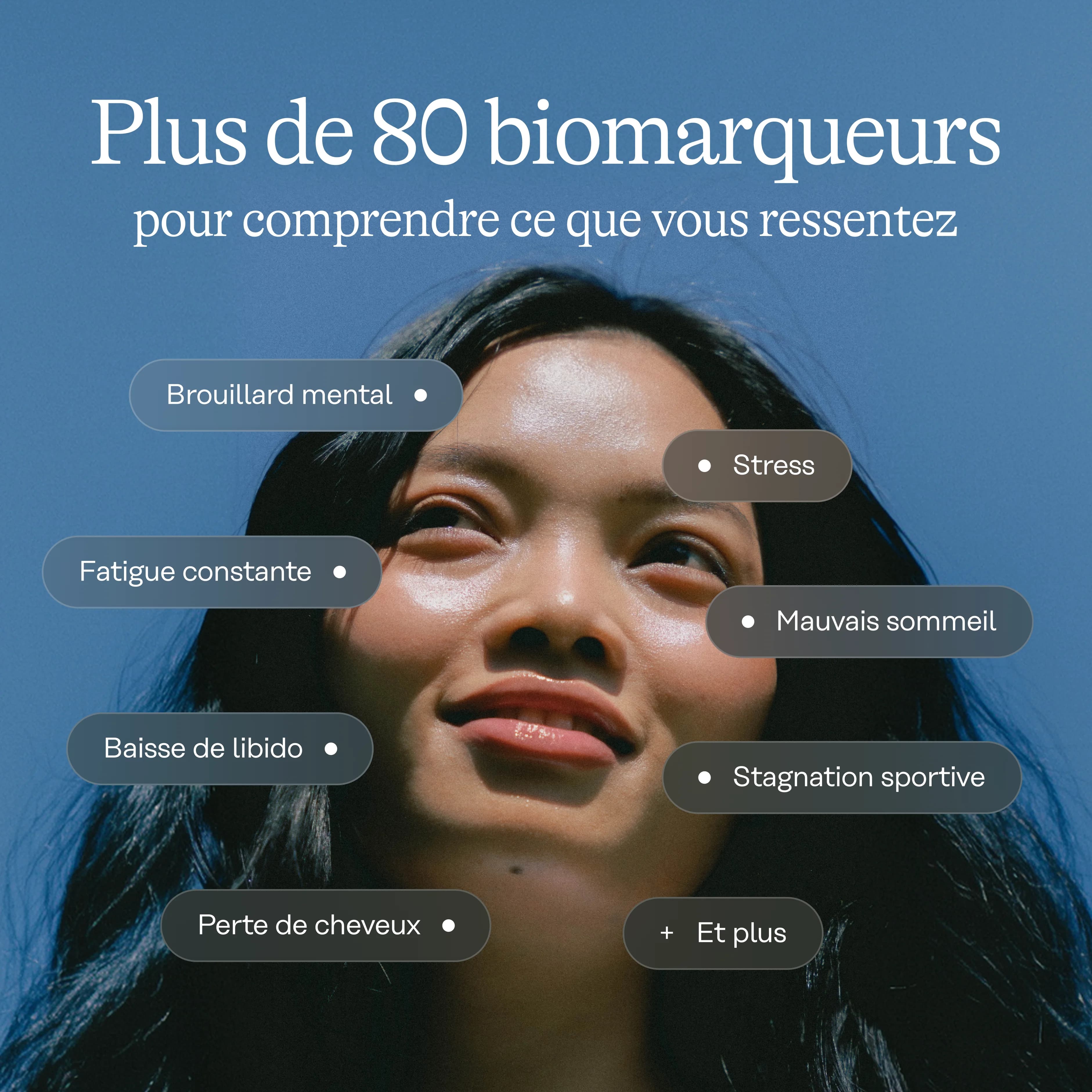 Plus de 80 biomarqueurs